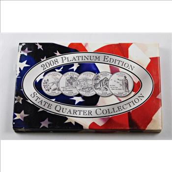 2008 Platinum Edition State Quarter Collection*In Original Packaging
