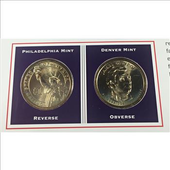 2008-P & D James Monroe Commemorative Presidential Dollars*Encased in 9