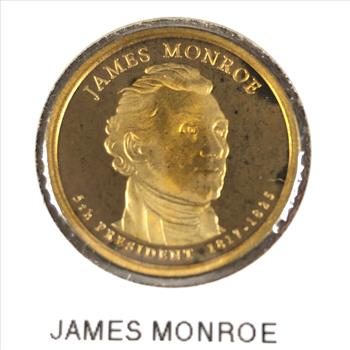 2008-S James Monroe Proof Presidential Commemorative Dollar*Deep Cameo