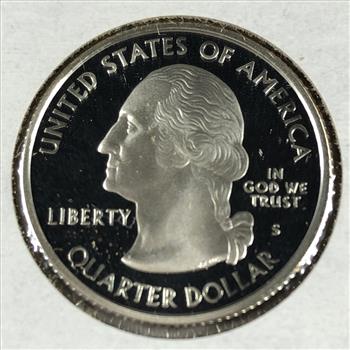 2008-S Proof Silver New Mexico State Commemorative Washington Quarter*Deep Cameo