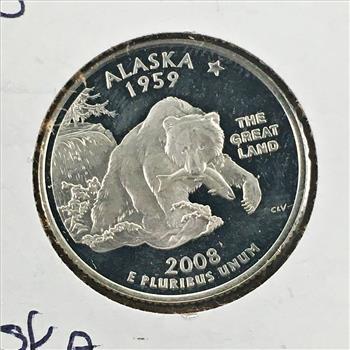 2008-S Silver Proof Alaska Commemorative Quarter*DCAM