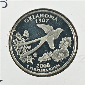 2008-S Silver Proof Oklahoma Commemorative Quarter*DCAM