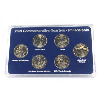 2009 Commemorative State Quarters*Philadelphia Mint*Custom Holder and Box