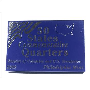 2009 Commemorative State Quarters*Philadelphia Mint*Custom Holder and Box