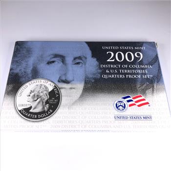 2009 DC and Territories Proof Quarter Set in Original Govt Packaging