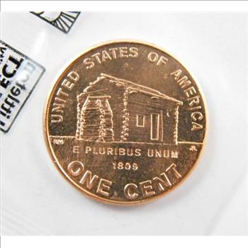 2009 Lincoln Bicentennial Birth & Childhood Cent*Graded Uncirculated 60 by Littleton Coin Company