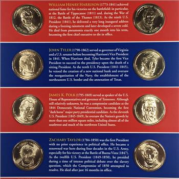 2009 United States Mint Presidential $1 Coin Uncirculated Set*Philadelphia and Denver*Eight Coins In Original US Mint Packaging