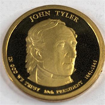 2009-S Proof John Tyler Presidential Commemorative Dollar*DCAM