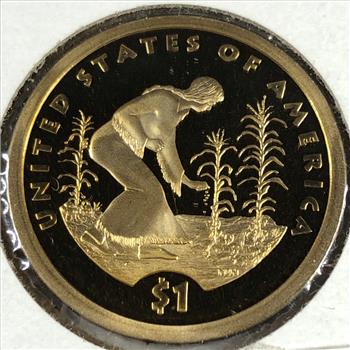 2009-S Proof Native American Three Sisters Commemorative Dollar*Deep Cameo