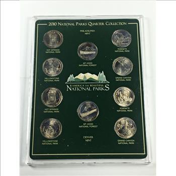 2010 America the Beautiful National Parks Commemorative Quarters*In Custom Holder