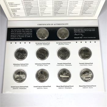 2010 American the Beautiful Quarter Set in Original Govt Packaging
