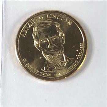 2010-D Abraham Lincoln Commemorative Presidential Dollar*Uncirculated