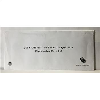2010-P & D America the Beautiful Quarters Coin Set*Set of 10 Uncirculated Quarters in Original US Mint Packaging