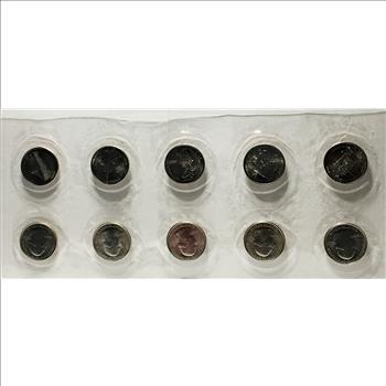 2010-P & D America the Beautiful Quarters Coin Set*Set of 10 Uncirculated Quarters in Original US Mint Packaging