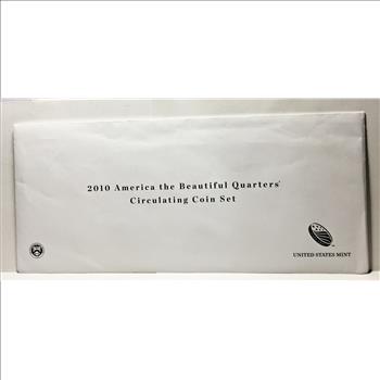2010-P & D America the Beautiful Quarters Coin Set*Set of 10 Uncirculated Quarters in Original US Mint Packaging