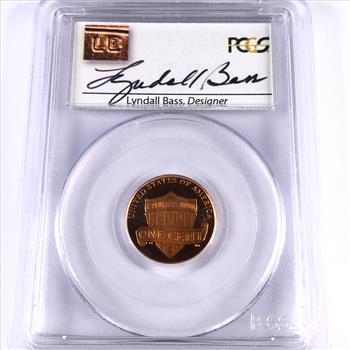 2010-S Proof Lincoln Head Shield Commemorative Cent*Graded PR69 RD DCAM by PCGS*Signature of Lyndal Bass, Designer