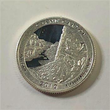 2010-S Proof Silver Grand Canyon National Park Commemorative Quarter*DCAM