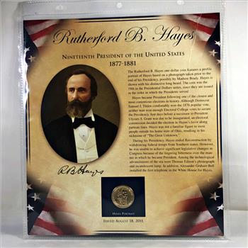 2011 Rutherford B. Hayes Presidential Commemorative Dollar*Encased in 9