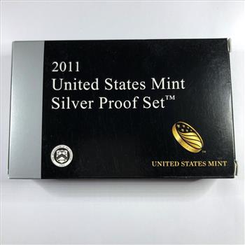 2011 United States Mint Silver Proof Set 14 Coins total Including *6 Silver Coins In Govt Packaging