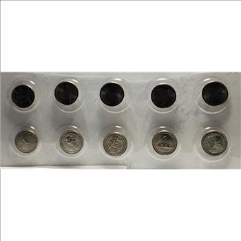 2011-P & D America the Beautiful Quarters Coin Set*Set of 10 Uncirculated Quarters in Original US Mint Packaging