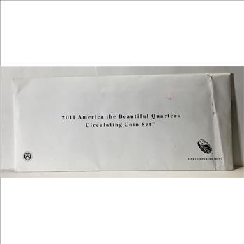 2011-P & D America the Beautiful Quarters Coin Set*Set of 10 Uncirculated Quarters in Original US Mint Packaging