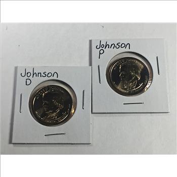 2011-P & D Andrew Johnson Presidential Commemorative Dollars*High Grade