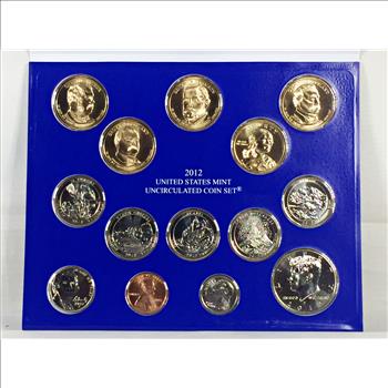 2012 Philadelphia United States Mint Uncirculated Coin Set*Also Includes Commemorative Quarters and Presidential Dollars