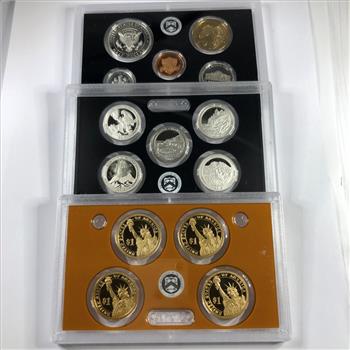 2012 United States Mint Silver Proof Set 14 Coins total Including *6 Silver Coins In Govt Packaging