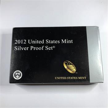 2012 United States Mint Silver Proof Set 14 Coins total Including *6 Silver Coins In Govt Packaging