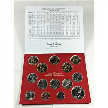 2012 United States Mint Uncirculated Coin Set*Denver Minted*In Original Custom Packaging From US Mint