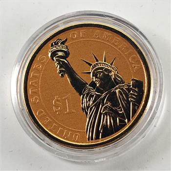 2012-D Colorized Chester Arthur Presidential Commemorative Dollar*In Protective Capsule