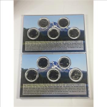 2012-P & D Series 2 America's National Parks Quarters*Beautiful Uncirculated Coins in Custom Holders