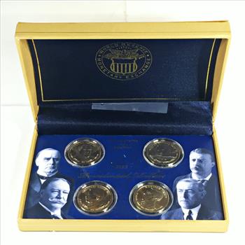 2013 Presidential Dollar Collection*Set of Four Uncirculated Dollars in Capsules and Gift/Display Box