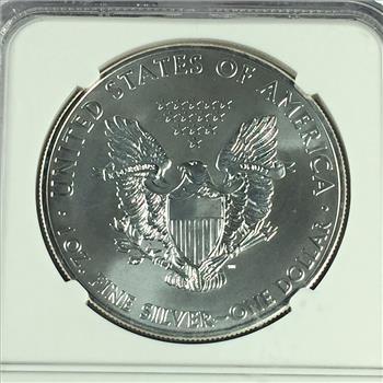 2013-(W) American Silver Eagle*First Releases*Graded MS70 by NGC*1oz .999 Fine Silver*Struck at West Point