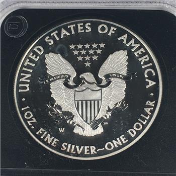 2013-W Reverse Proof American Silver Eagle*1oz .999 Fine Silver*Struck at West Point*Guaranteed by PCS