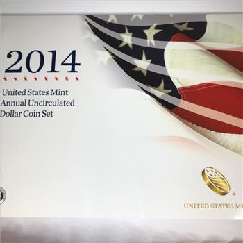 2014 United States Mint Annual Uncirculated Dollar Coin Set*Includes American Silver Eagles and Five Presidential Commemoratives