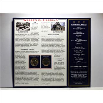 2014-P & D Warren G. Harding Uncirculated Commemorative Presidential Dollars*Encased in 9