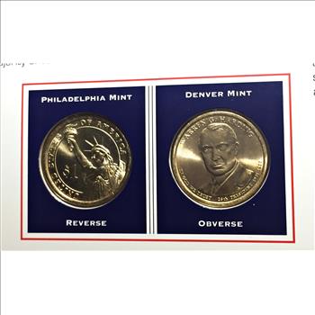 2014-P & D Warren G. Harding Uncirculated Commemorative Presidential Dollars*Encased in 9