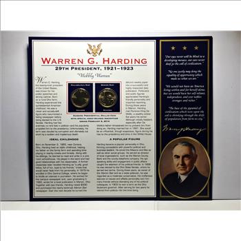 2014-P & D Warren G. Harding Uncirculated Commemorative Presidential Dollars*Encased in 9