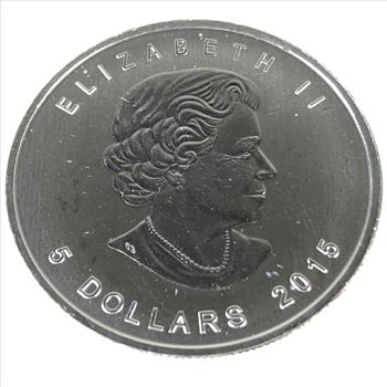 2015 Canada Falcon 999 fine Silver 1 Troy Oz Round