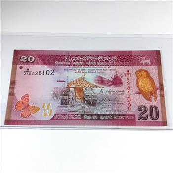 2015 Sri Lanka 20 Rupees Banknote*Crisp Uncirculated