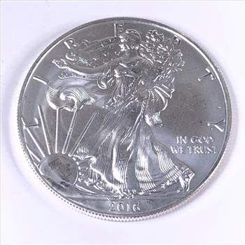 2016 American Silver Eagle*One Troy Ounce .999 Fine Silver