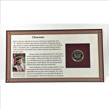 2016 Proof Native American WWII Code Talkers Commemorative Dollar*With 5