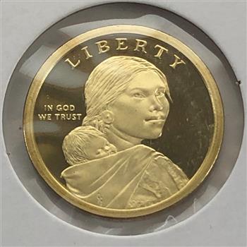 2019-S Proof Native American Indians in Space Commemorative $1