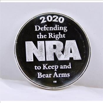 2020 1 oz .999 Fine Silver Round - National Rifle Association