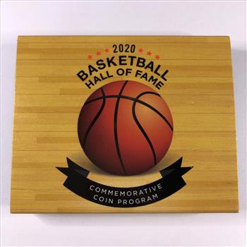 2020 Basketball Hall of Fame Commemorative Uncirculated  Half Dollar *High Grade in Govt Packaging