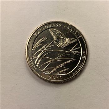 2020 West Point Quarter Tallgrass Prairie National Park *High Grade