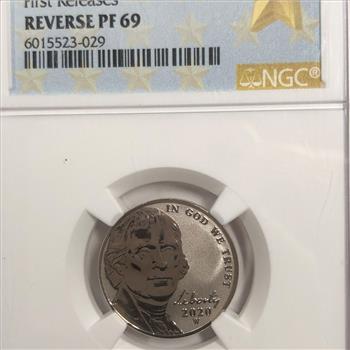 2020 West Point W Mint Mark REVERSE PROOF graded Rev Proof 69 by NGC First Releases
