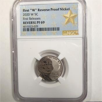 2020 West Point W Mint Mark REVERSE PROOF graded Rev Proof 69 by NGC First Releases