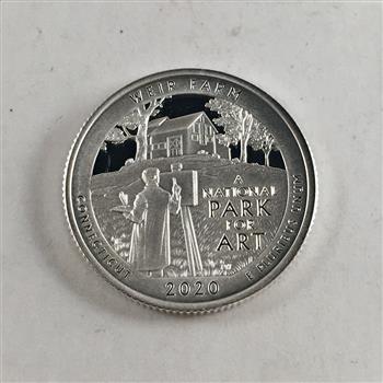 2020-S Weir Farm Commemorative Proof Silver Quarter*DCAM